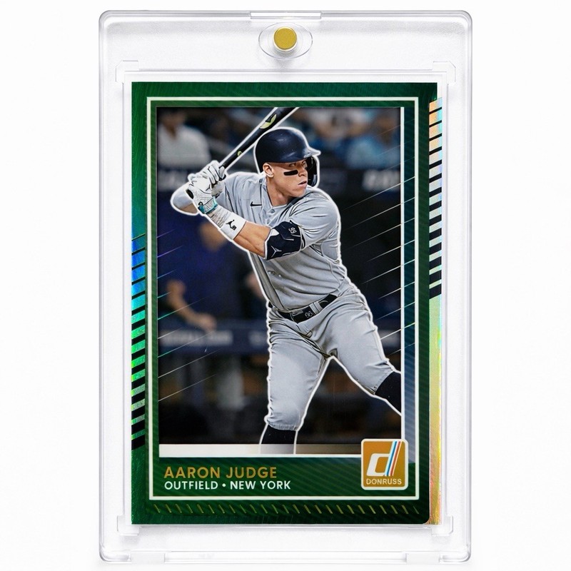Aaron Judge 2024 Donruss Green Foil #50 New York Yankees Holo Parallel