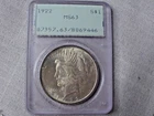 1922  MS63 Peace Silver Dollar-8069446