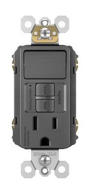 #ad Legrand Radiant 15 Amp Combination GFCI Self Test 1 Pack Black $54.74