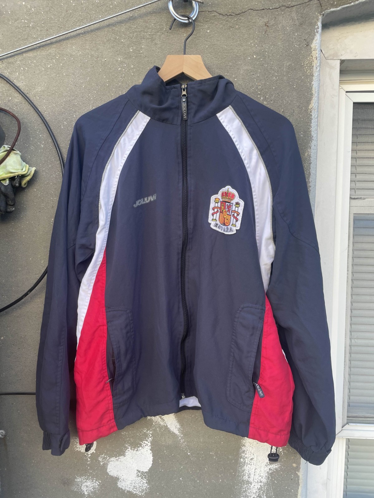 Chaqueta cortavientos vintage Joluvi España España grande