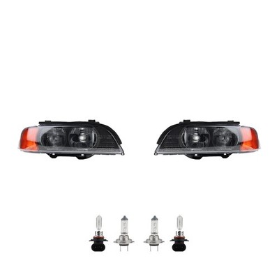 Scheinwerfer Set Halogen passend für BMW 5er E39 95- 00 mit H7 HB3 Links Rechts