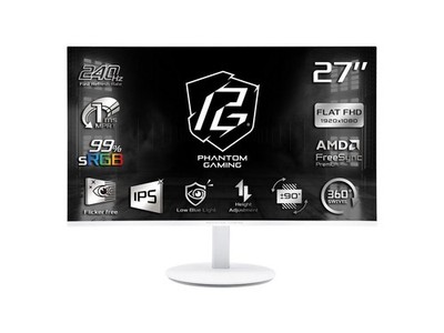 ASRock Phantom Gaming 27 inch Full HD 240Hz IPS FHD AMD FreeSync Premium
