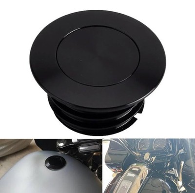 FVMOTO CNC Pop-up Flush Mount Vented Low-Profile Gas Oil Tank Fuel Cap Compat...