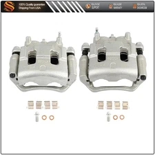 Front Pair For 07 2008 2009 2010 2011 2012 MAZDA CX-7 Brake Calipers w/ Bracket