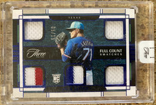 2024 Panini Three and Two Full Count Swatches Blue JACK LEITER #FCS-JL 05/15