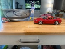 100% Hot Wheels 1:18 Scale Ferrari 575 MM Die-Cast Model *as is