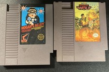 NES Games- 2 Cartridges- Hogans Alley (1984) & Operation Wolf (1987)