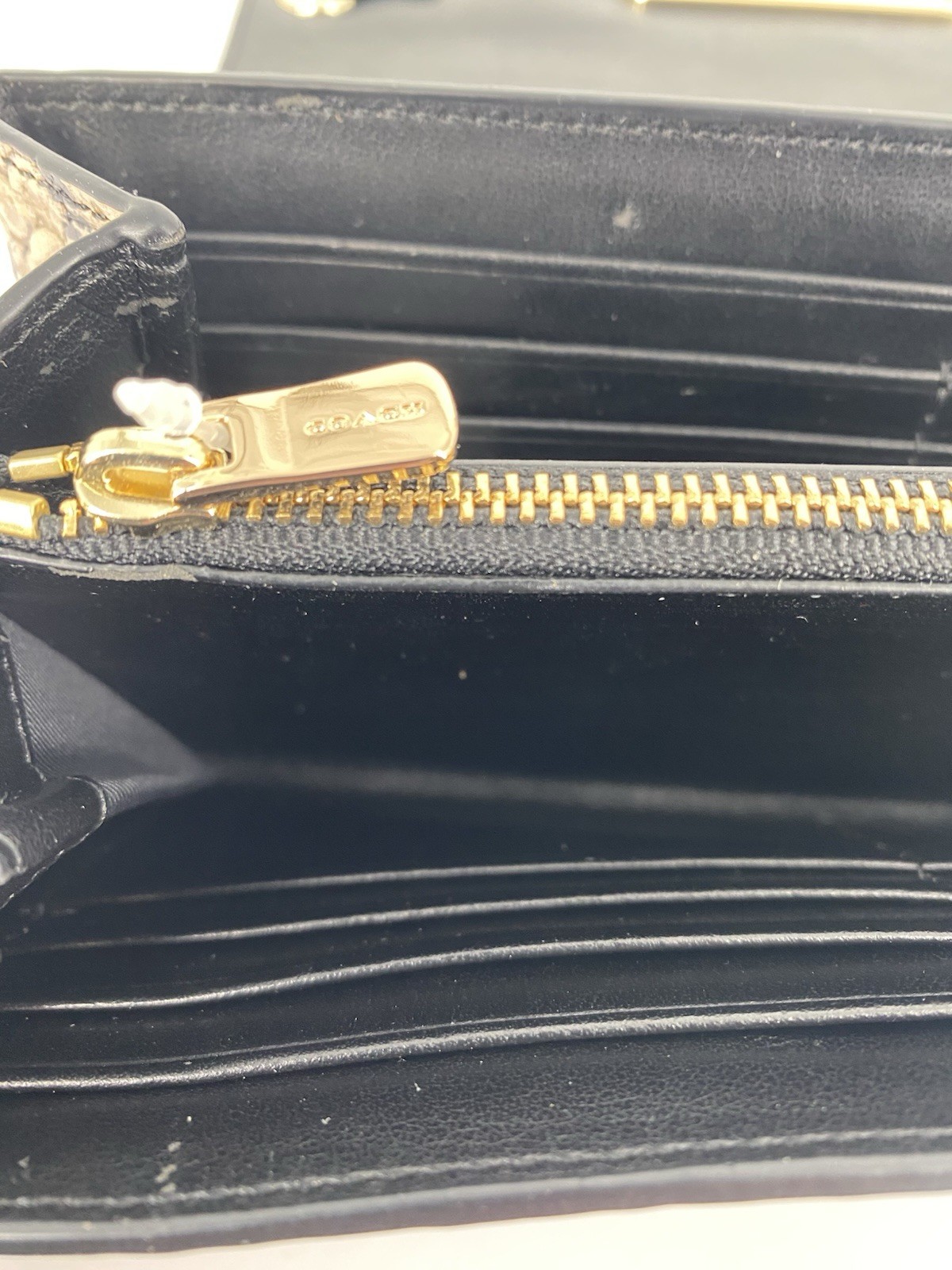 COACH Exotic Swagger Python Embossed Leather Doub… - image 16