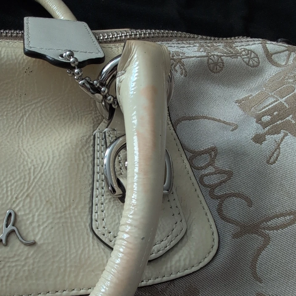 Coach Y2K Signature Ashley Sateen Satchel Shoulder Bag A1149-F15540 - Image 4 of 4