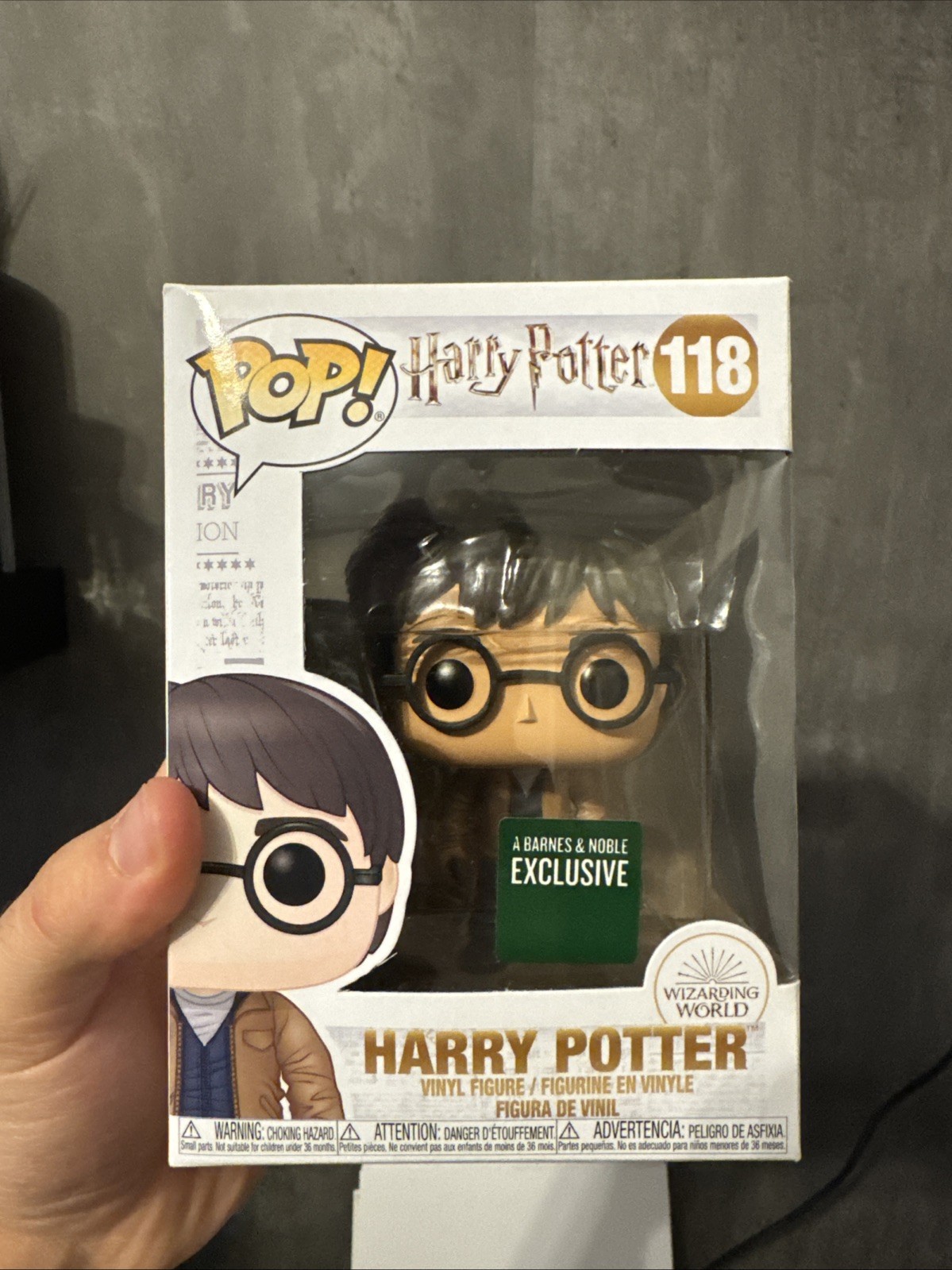 Funko Pop Harry Potter Barnes & Noble Exclusive 2 Wands Figure #118