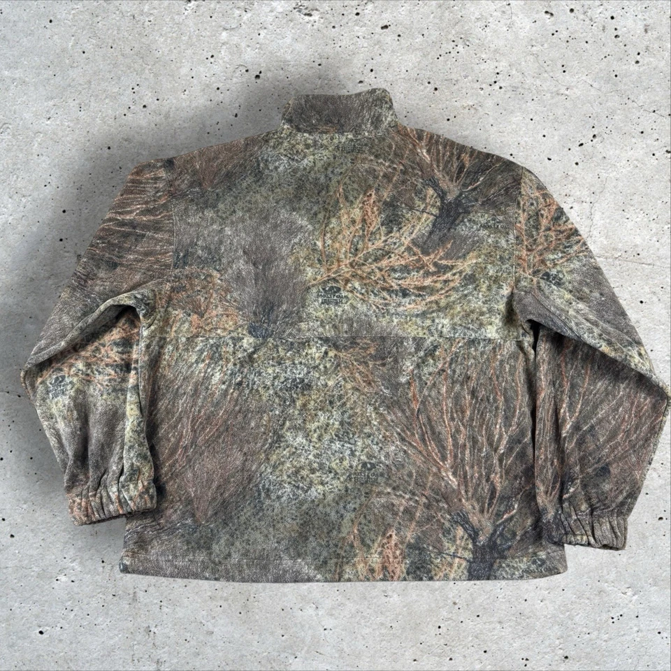 NOS Mossy Oak Brush Camo Fleece Jacket Men’s XL Walker’s Lake II Hunting NWT - Image 2 of 4