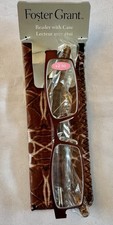 Foster Grant Women's Reading Glasses with Soft Case 2.50 NWT