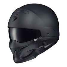 Scorpion Covert Matte Black Modular Motorcycl...