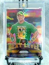 John Cena 2022 WWE Panini Prizm Next Level Gold 8/10