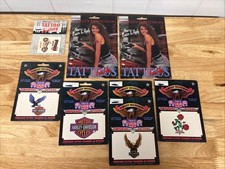 Vintage Harley Davidson Temporary Tattoo Lot 1990 s USA Made