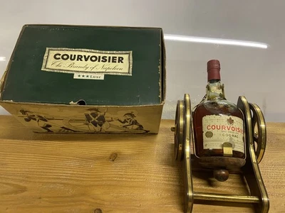 Cognac Courvoisier Luxe 1970, édition limitée avec son canon et son carton - Photo 1/4