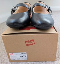 Fit flop Size 8 Soft Leather Mary Janes