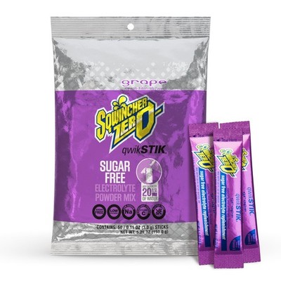 Zero Qwik Stik, Sugar Free, Low Calorie, Low Sodium Electrolyte Replacement Powd