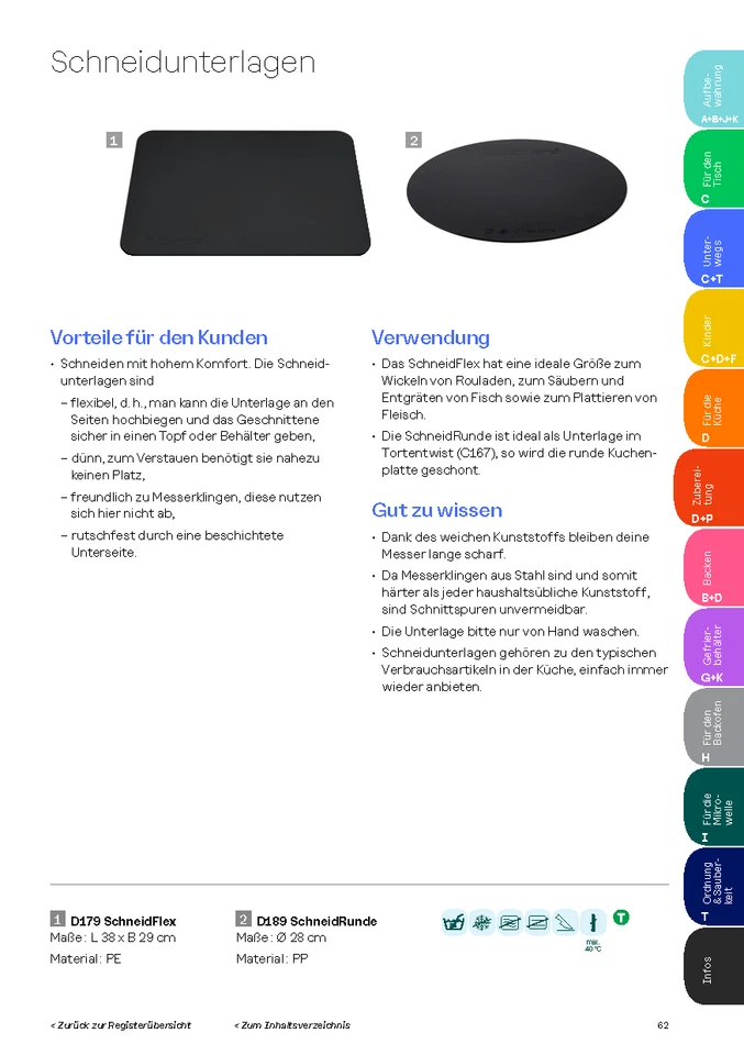 Tupperware Messer Einzeln mit Klingenschutz, A-Serie + Universal / Holschliff - Bild 4 von 4