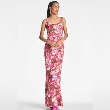 NWT Sachin Babi Lana gown in Deep Pink Dahlia Size 8
