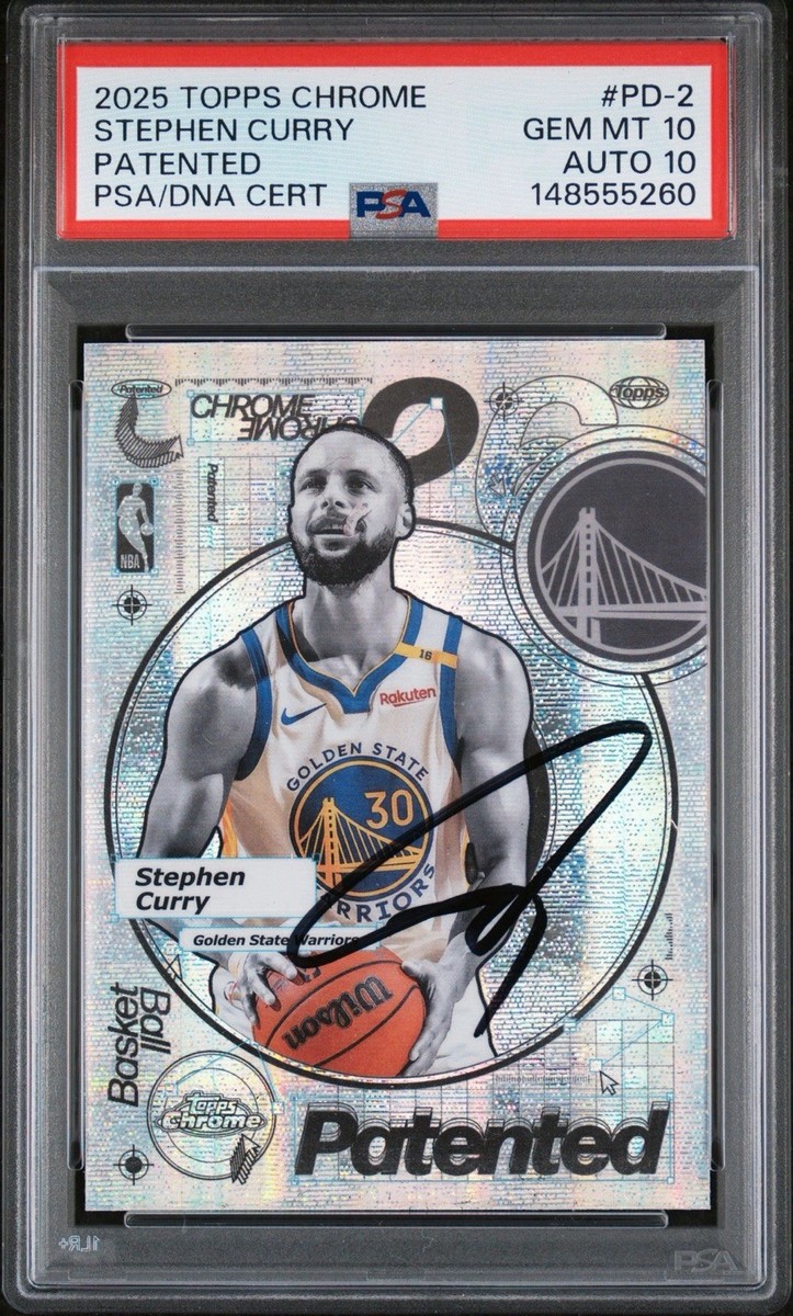 2025-26 Topps Chrome - Patented Stephen Curry #PD-2 for sale