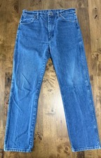 EUC Mens Wrangler jeans 100 cotton fly tag made in USA vintage size 36x32