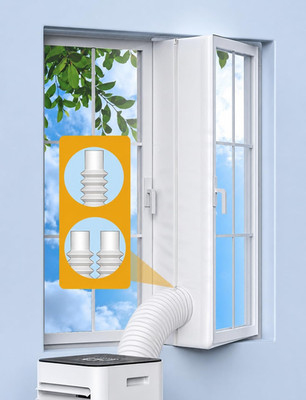 Portable AC Window Seal Kit 400CM/157 for Casement, Crank-Out & Skylight Windows