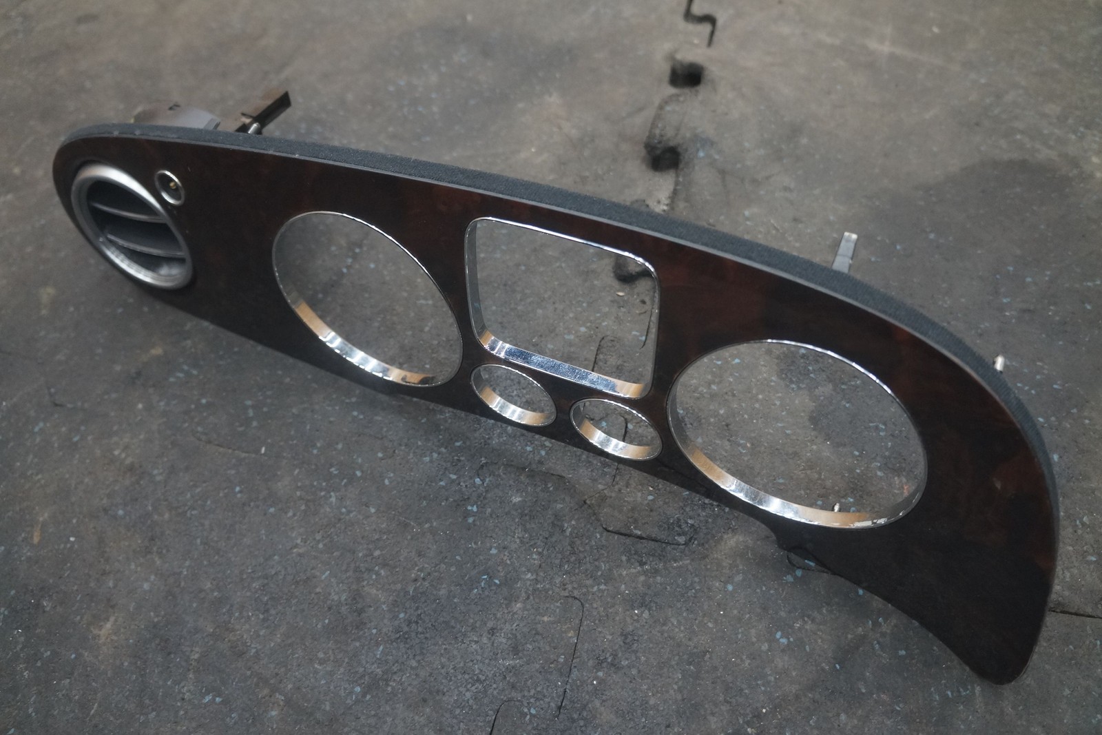 Left Dash Speedometer Wood Trim Bezel 3W0857059 OEM Bentley Continental Gt 2005