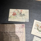 Antique 1932 Lot Of 3 Christmas & New Year’s Cards W Original Envelope — photo 4