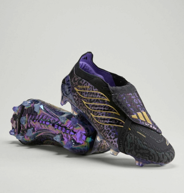 Adidas PREDATOR KAKA ELITE FT FG Men Shoes BLACK GOLD METALLIC