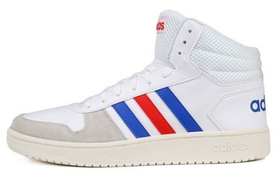 [EE7382] -Men- Hoops 2.0 Adidas Neo Mid 'White Blue Red'