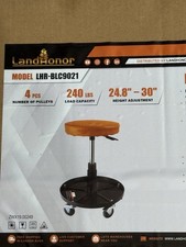 Adjustable Mechanics Rolling Creeper Seat Stool Tool Tray For Shop Garage