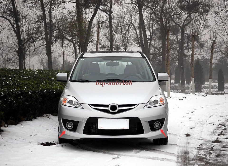 2pcs White LED Bright Light DRL Fog Lamps Assembly Set Fit For 2006-2010 Mazda 5 - Image 3 of 4