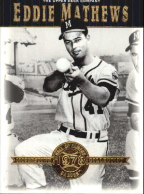 2001 Upper Deck Hall of Famers Baseball (Pick Card From List) C139 06-24