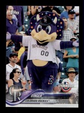 2018 TOPPS OPENING DAY MASCOTS #M-10 DINGER COLORADO ROCKIES