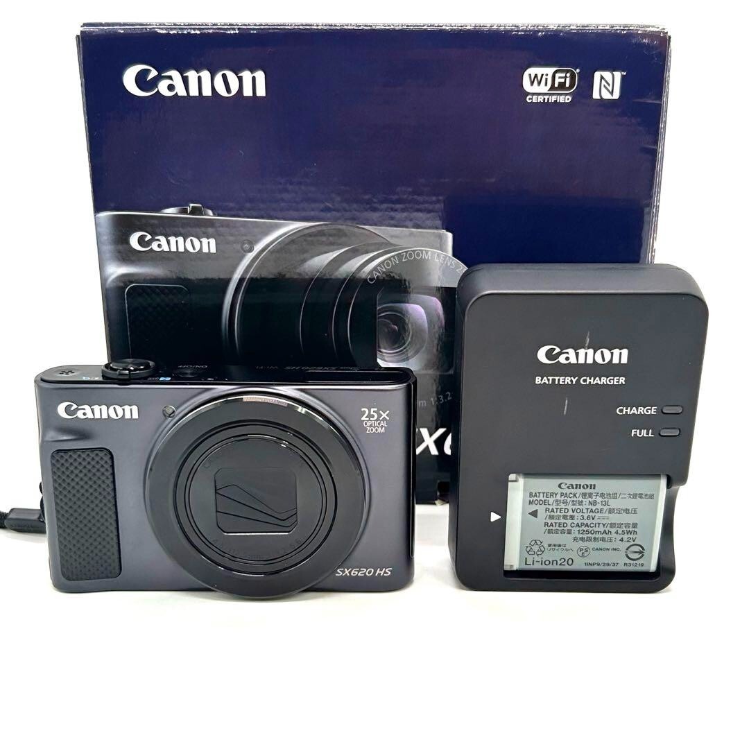 Canon Compact Digital Camera PowerShot SX620 HS Black Power Canon Compact Digital Camera PowerShot SX620 HS Black Power