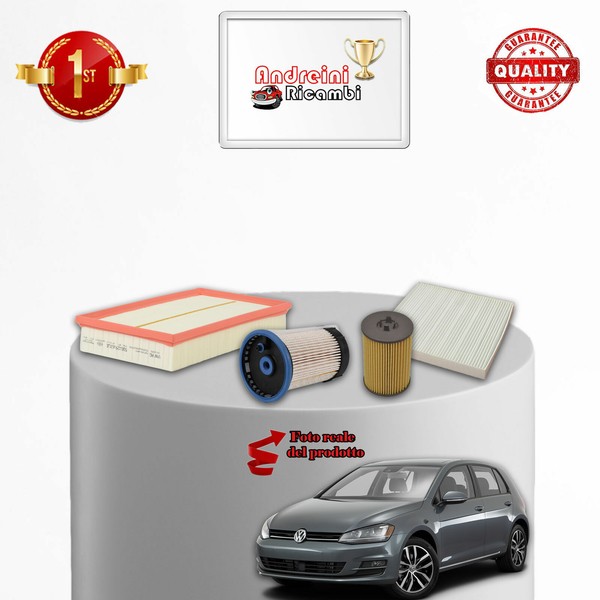 Kit Wartung 4 Filter VW Golf VII 2.0 GTD 130KW 177PS Ab 2016-image
