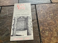 1958 John Day Lock and Dam, Columbia River Brochure