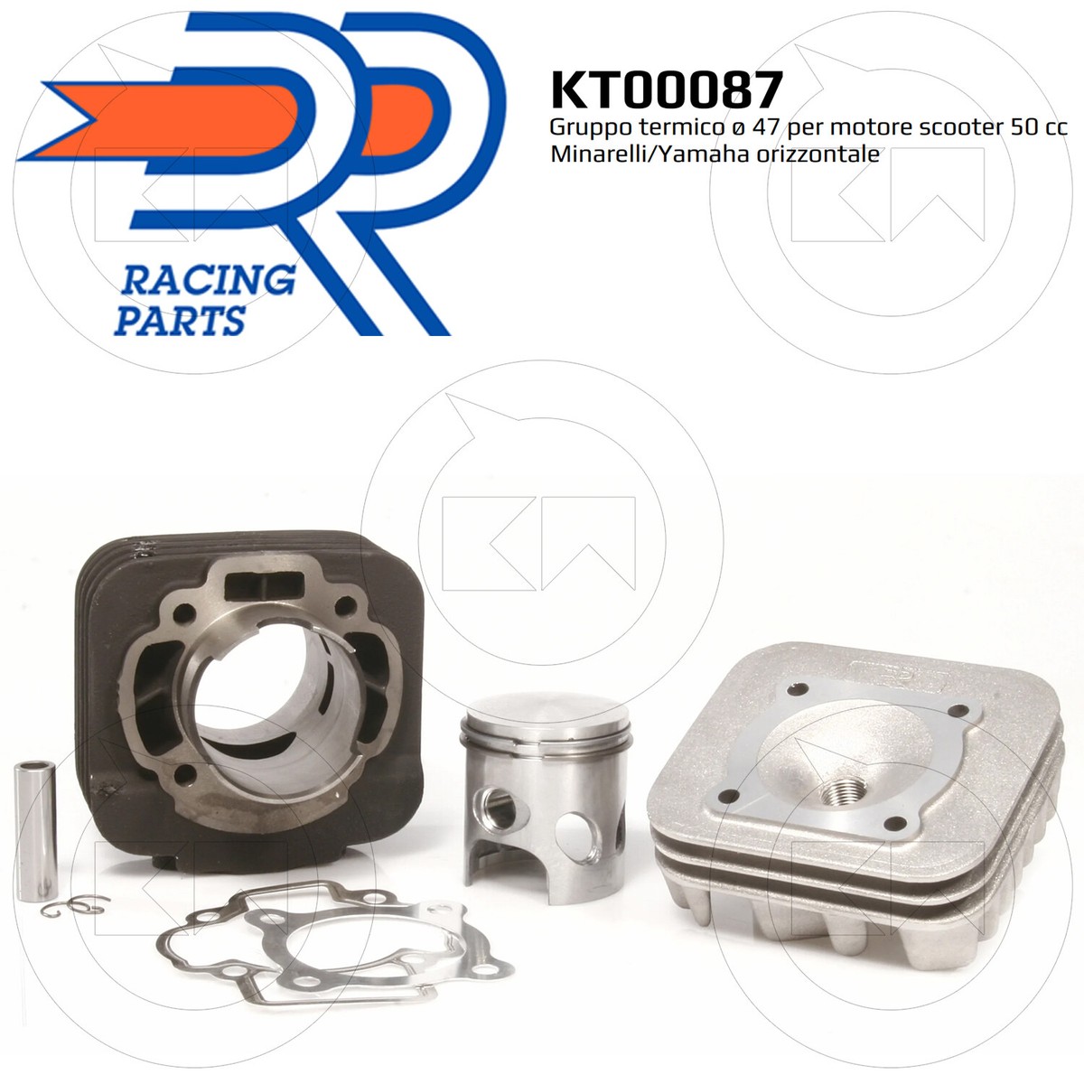 Dr Kt00087 Cylinder Kit Evo 70Cc Minarelli Orizzontale Mbk Flipper