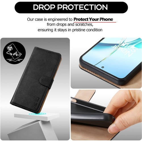 Case For OnePlus Nord CE4 Lite 5G Leather Wallet RFID Phone Cover & Screen Glass - Picture 4 of 21