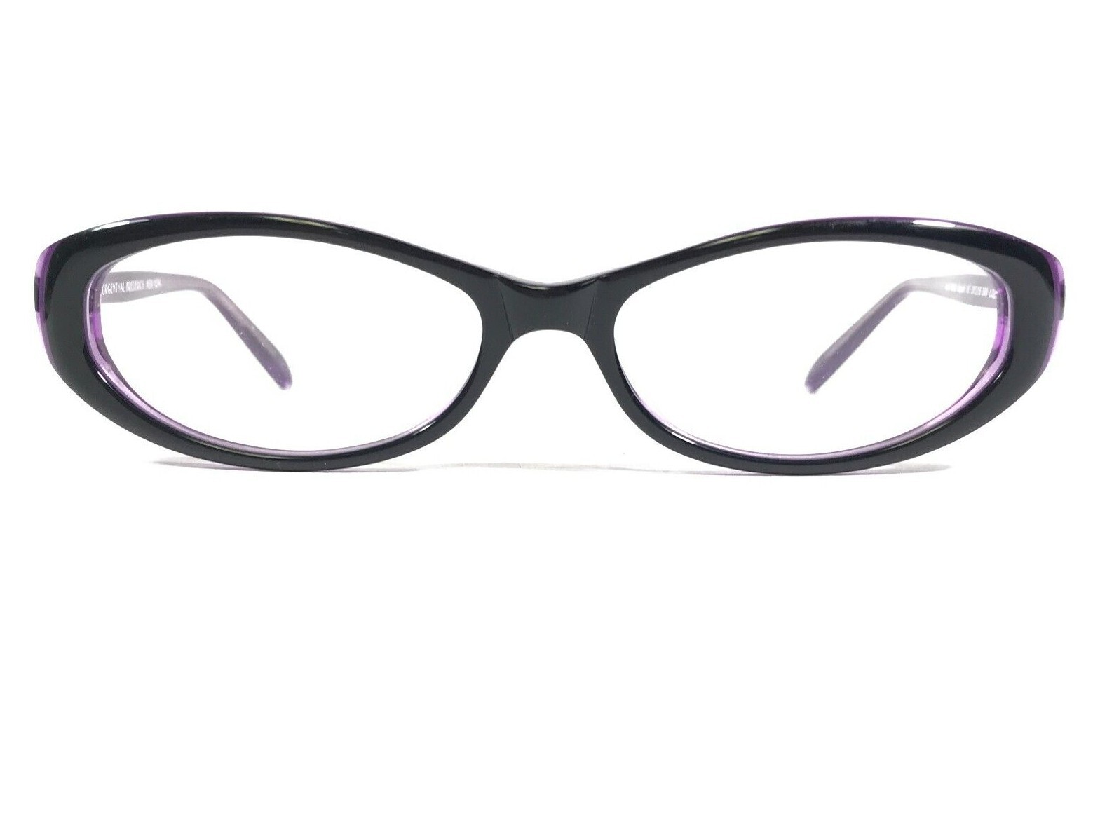 Morgenthal Frederics 360 LULU Eyeglasses Frames Black Purple Round 51-15-135