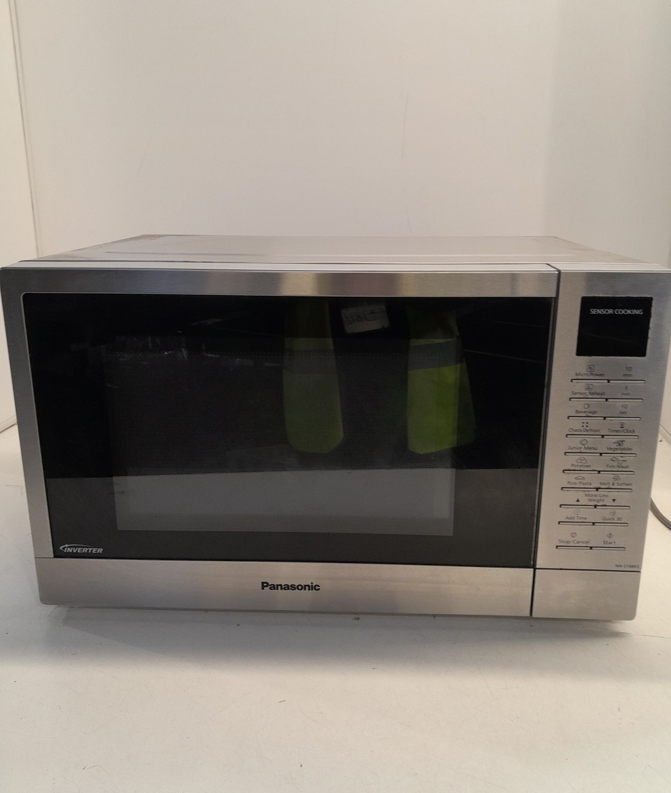 Panasonic NNST48KSBPQ 32L Freestanding Microwave 1000W Silver (Dirty
