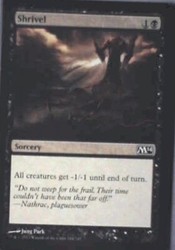 Shrivel - Magic 2014 (M14) #116 Common Sorcery