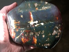 Beautiful Deep Purple Green AMBER Fossil Gemstone GIANT 466 grams Piece