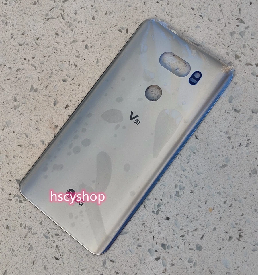 Cubierta trasera de batería para puerta trasera cubierta de vidrio para LG V30 piezas de carcasa (sin lente) Foto 2 de 2