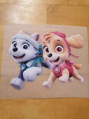 Bügelbild Paw Patrol Sky Everest  Tshirt Bügeln Schultüte T-Shirt Tasche 
