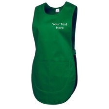 Custom Personalised TABARD Work Wear Embroidered Company TEXT Cleaning Apron 