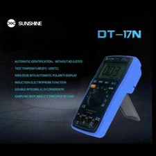 7.24" Portable DT-17N Auto Range LCD Display Multimeter Digital Repair Tool New