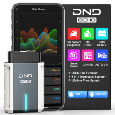 DND ECHO KFZ OBD2 Diagnosegerät Auto Scanner Profi Fehlerauslesegerät Bluetooth