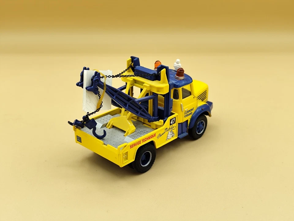 1/50 (no 1/43) Berliet GLR "Dépanneuse Michelin" Jaune Corgi Défauts Issues - Photo 3/3